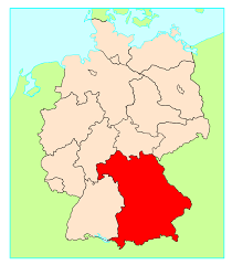 Bayern beliggenhed i tyskland